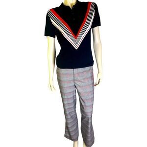 NWOT Red, Black, White Plaid Pants by G.I.L.I. (Got It Love It) Size 6P